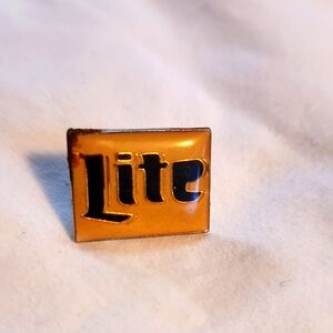 Vintage Miller Lite Gold Pin